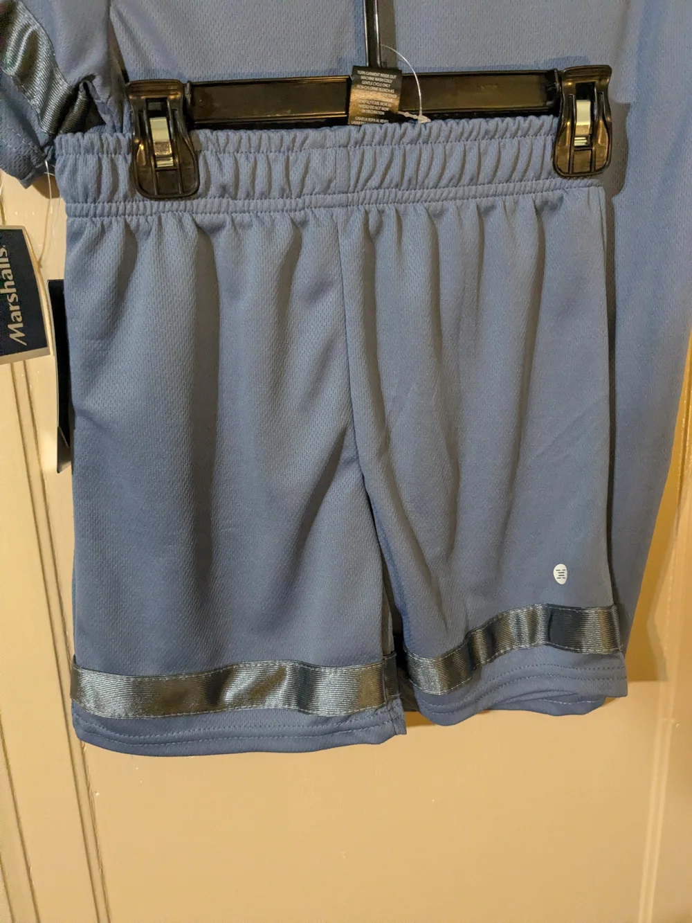 RBX Light Blue Short-Sleeve Athletic Tee with Reflective Accents
